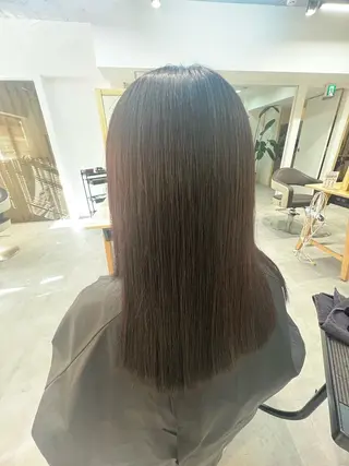 カラー 晶／艶髪カラー ／トリートメントのヘアスタイル