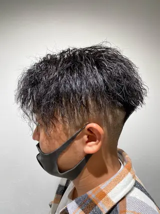 パーマ メンズ esu心斎橋所属・esu☀️勇美☀️ 髪質改善ストレートのヘアスタイル