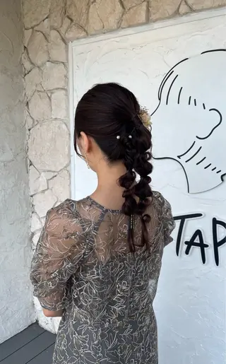 ヘアアレンジ 金沢市/美容師/ 岡島由希美のマツエク・マツパデザイン