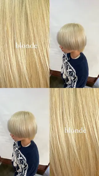 ショート カラー アリヤマ メイカのヘアスタイル