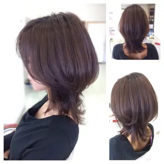 ミディアム ヘアアレンジ いけだ ゆうのヘアスタイル