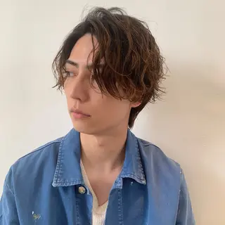 パーマ メンズ イーストハムネオ高木 亮人🌿のヘアスタイル