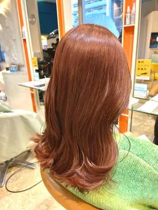 ミディアム カラー うしだ かおるのヘアスタイル