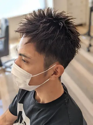 ショート メンズ Russo(ルッソ)所属・こにし/蒲生四丁目 /髪質改善/スパのヘアスタイル