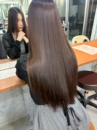 ロング 髪質改善／縮毛矯正 関根青葉のヘアスタイル