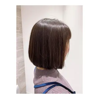 ミディアム 【髪質改善特化】 新宿/縮毛矯正/セラのヘアスタイル
