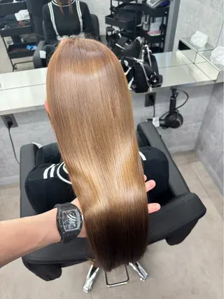 ロング カラー パーマ 🌈艶髪/髪質改善 新宿itouのヘアスタイル