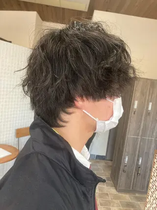 パーマ 加藤 泰地のヘアスタイル