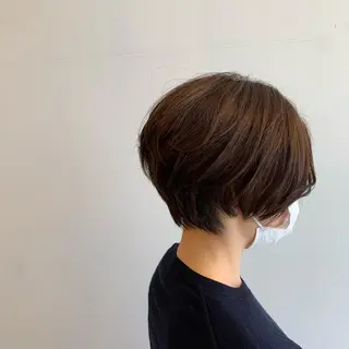 ショート カラー 似合わせスタイル 岡田勇哉のヘアスタイル