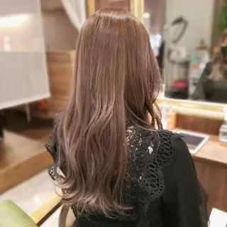 ミディアム パーマ カラー 【N°deseo】 吉祥寺のヘアスタイル