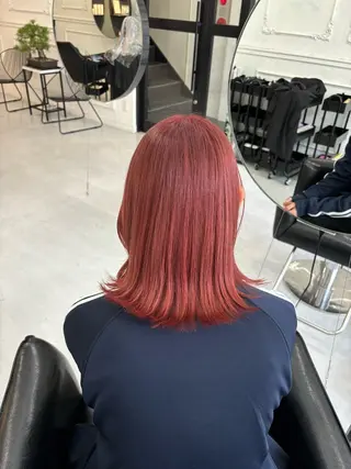 カラー MaisonHALU 松浦光咲のヘアスタイル