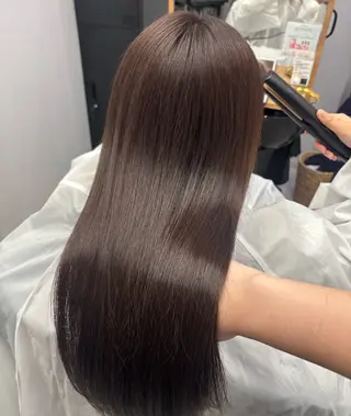 ロング rise/艶カラー/ レイヤーのヘアスタイル