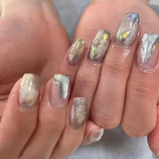 ネイル ニュアンス🌿‬ Aivy./アイビーのネイルデザイン