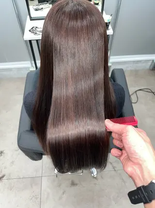 ロング カラー パーマ 🌈艶髪/髪質改善 新宿itouのヘアスタイル