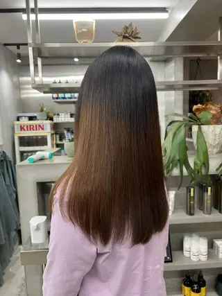 ロング 韓国ヘア 🎀華澄のヘアスタイル