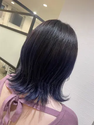 ミディアム カラー 髪質改善 個室美容室 calm 新田 美容院【カルム】所属・【カルム】 スズキのヘアスタイル