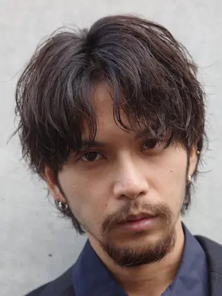 ミディアム パーマ クドウレイ fifth渋谷のヘアスタイル