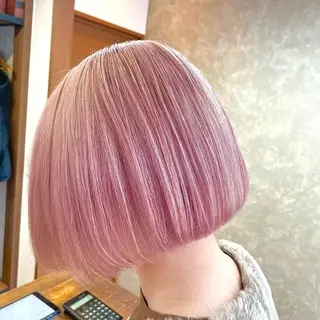ショート カラー 有田裕真 【ブリーチカラー】のヘアスタイル