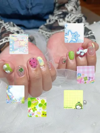 ネイル takara nail所属・takara射水高岡 マグネット韓国ポップのネイルデザイン