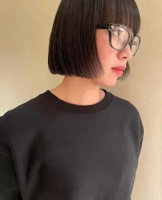 カラー ミディアム パーマ CEINE【セーヌ】 三軒茶屋のヘアスタイル