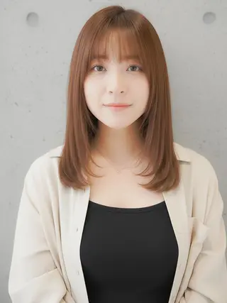 ミディアム カラー トップスタイリスト 桂　嵩太のヘアスタイル