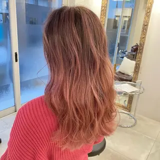 ロング カラー benji所属・Hamatsu Misakiのヘアスタイル