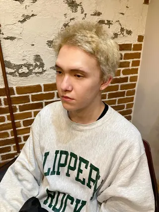 メンズ ✨色持ちの良い艶 カラー✨蟹江真世のヘアスタイル