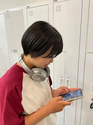 ショート amu所属・立野 莉央のヘアスタイル