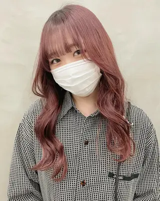 ミディアム カラー パーマ ヘアアレンジ メンズ ハイトーン/レイヤー 🌸さくらのヘアスタイル