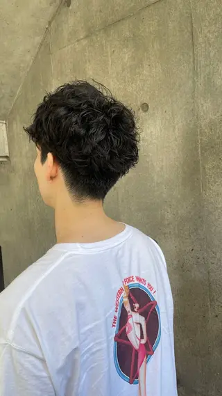 パーマ メンズ 松本平太郎美容室大宮店所属・もりたみかこ 美容師お休み中のヘアスタイル