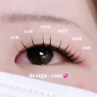 マツエク・マツパ MALVA姶良店 大﨑のマツエク・マツパデザイン