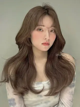 ロング カラー 韓国サロン出身 narumi‎‎🤍のヘアスタイル