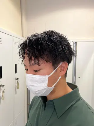 ショート パーマ メンズ 茅ヶ崎パーマ特化/ スパイラル/ハルキのヘアスタイル