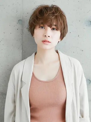 ショート トップスタイリスト 桂　嵩太のヘアスタイル