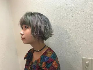 ショート カラー 心斎橋 美髪職人　近江のヘアスタイル
