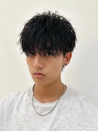 パーマ メンズ 【LIC】南堀江 安藝颯/メンズ専門のヘアスタイル