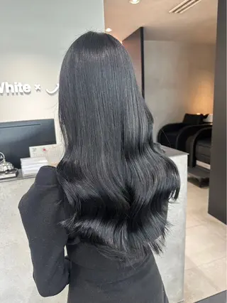 ロング カラー 大阪 梅田/ ハイトーン/エクステのヘアスタイル