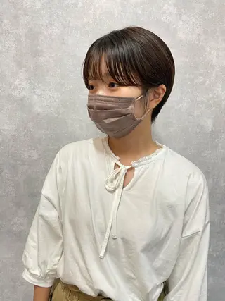 ショート C’LD hair  produce /シールドヘア所属・モテ髪/ボブ/ショー ト/アダチフウトのヘアスタイル