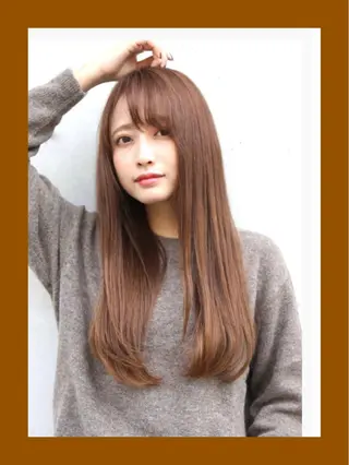 ロング SUNS by TRUNK所属・✄折橋 彩花🐶🍑のヘアスタイル