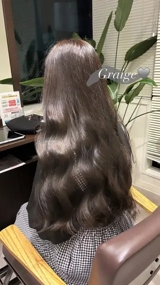 ロング カラー Ami♡表参道 ピンク/ラベンダーのヘアスタイル