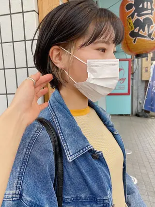 ショート パーマ、髪質改善 菊地美月のヘアスタイル