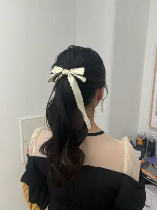 ヘアアレンジ アレンジ/ブラウン カラー HARU🕯のヘアスタイル