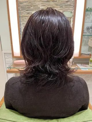 ミディアム 石渡このみ 🍊レイヤーカットのヘアスタイル