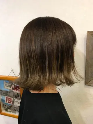 ミディアム カラー 店長担当🌟 矢吹ガブリエル🌟のヘアスタイル