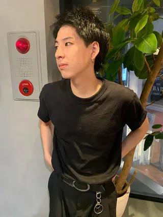 ショート メンズ 美髪・シールエクステ ホソタニリョウコのヘアスタイル