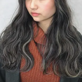 ロング カラー LUSTRE クロサワのヘアスタイル