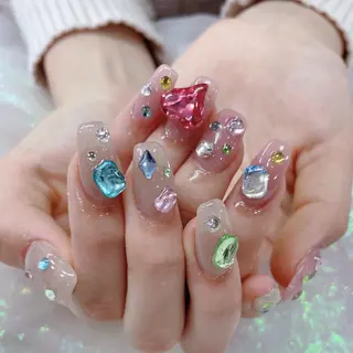 ネイル ラベンダー💖日暮里 ルル💖ネイルのネイルデザイン