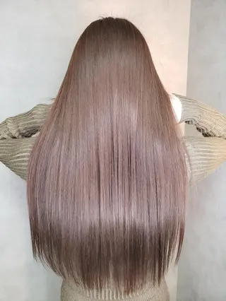 ロング カラー パーマ RIENS♡xrea 山本優舞のヘアスタイル