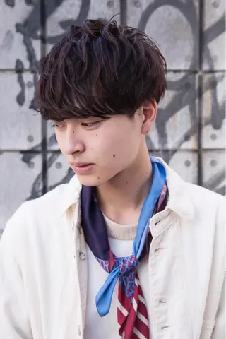 ショート カラー メンズ 🎀暖色カラー🎀 ♡yurika♡のヘアスタイル