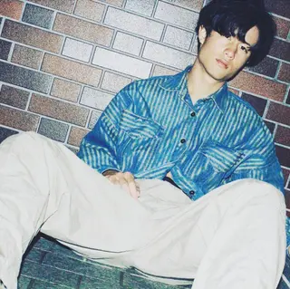 ミディアム メンズ 宮下 弦也のヘアスタイル